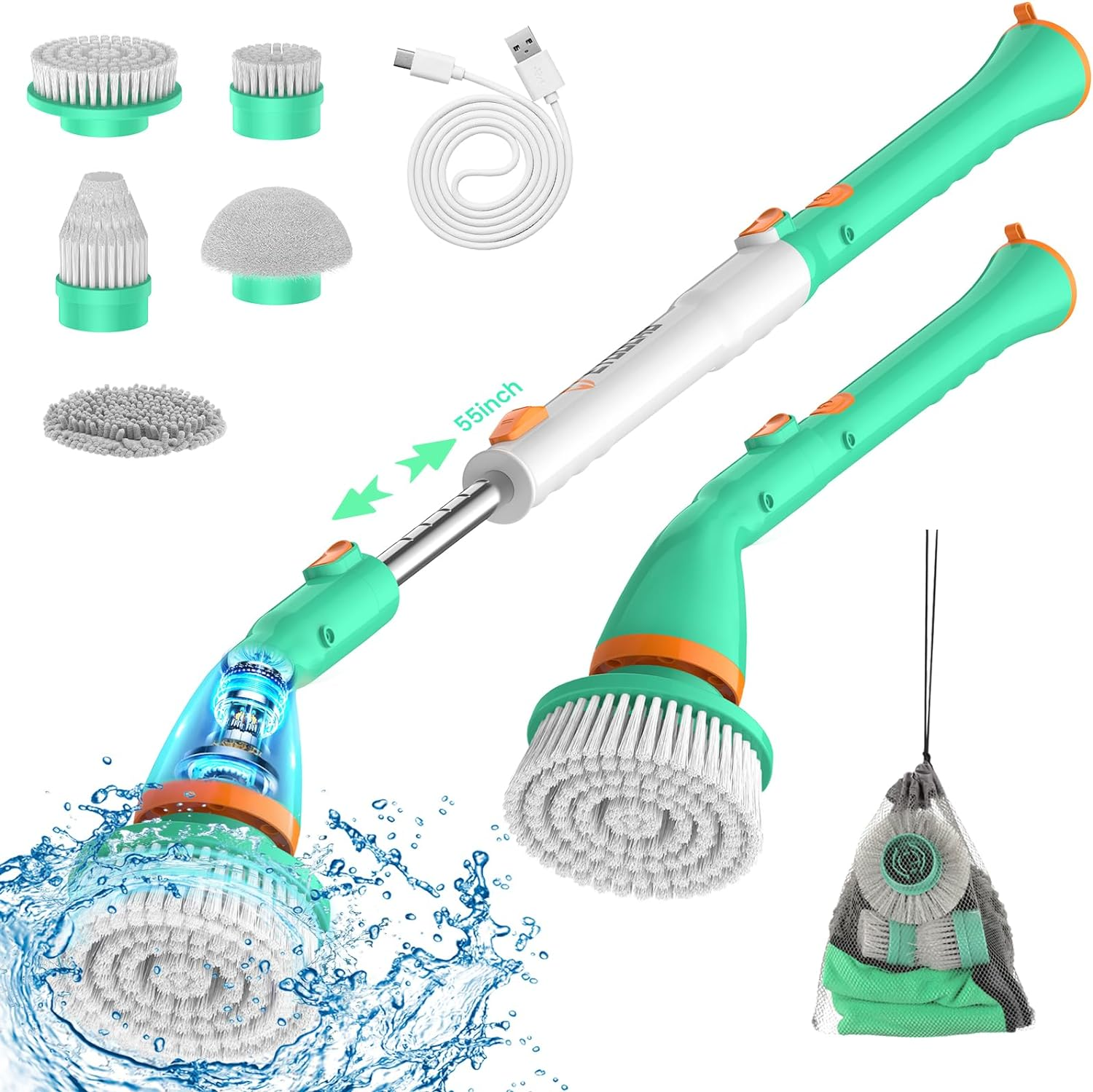 Spin Cleaning Brush
