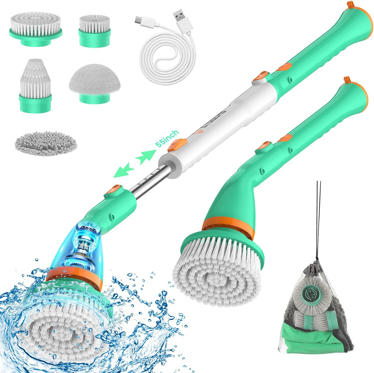 Belle's Electric Pressure Scrub Brush – BelleattheBall